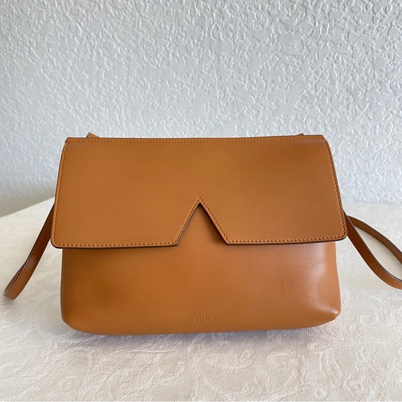 Vince Handbags - Vince cognac Signature Baby Crossbody Bag